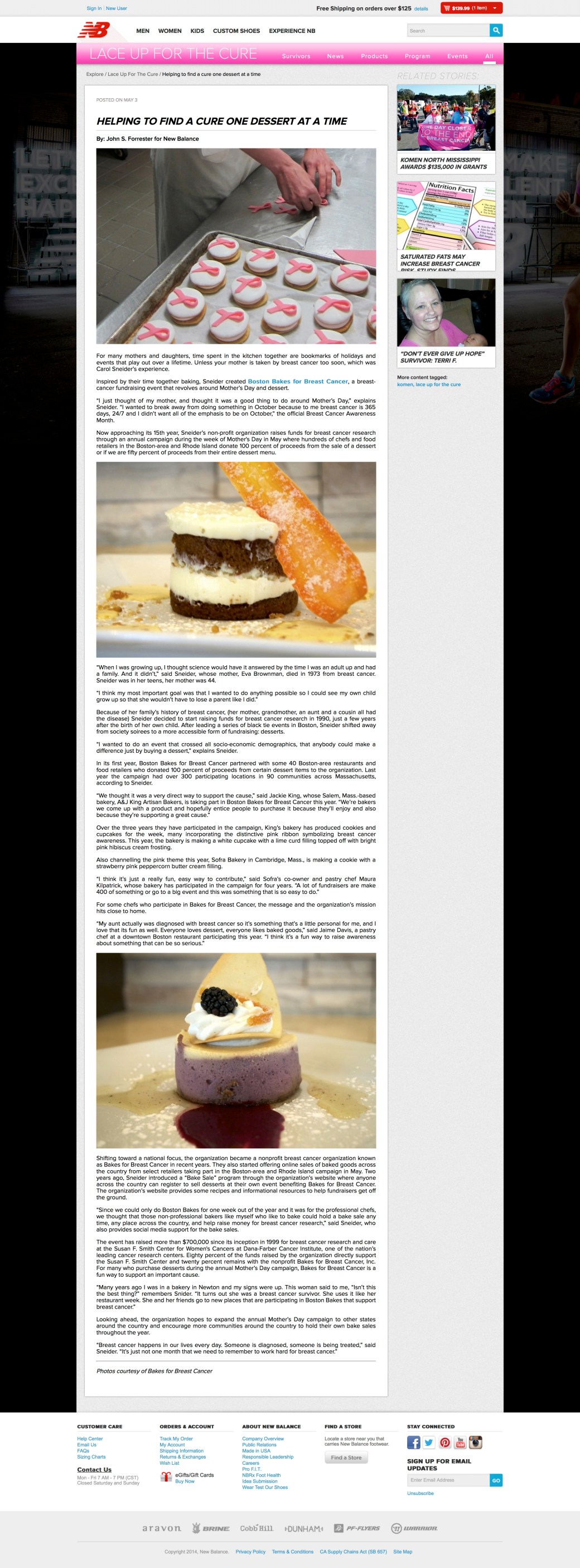 Helping to find a cure one dessert at a time (20140608)