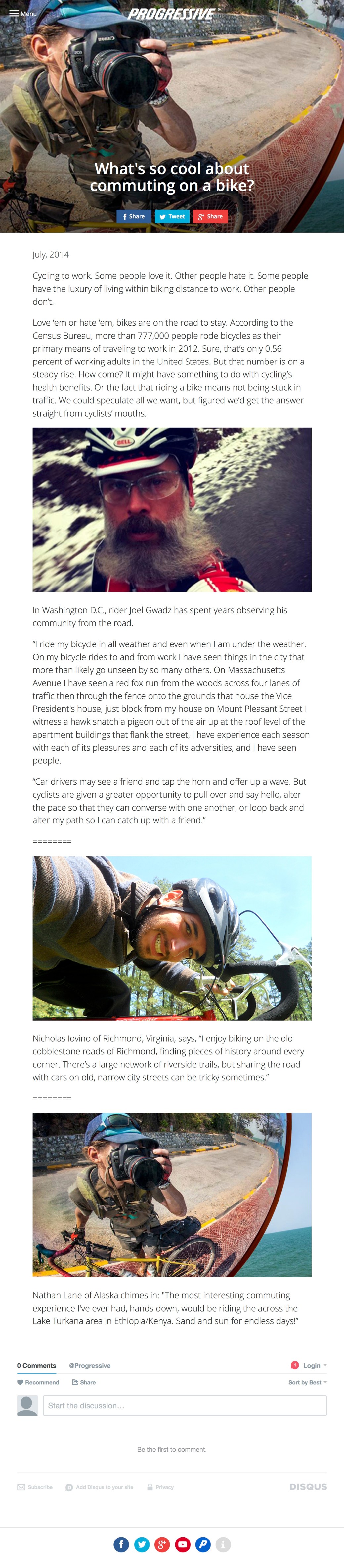 What's so cool about commuting on a bike? (20151103)